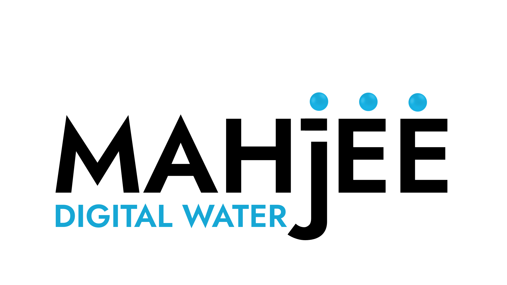 Mahjee Digital Water Logo